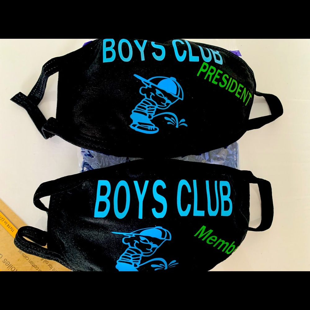 “Boys Club” reusable masks